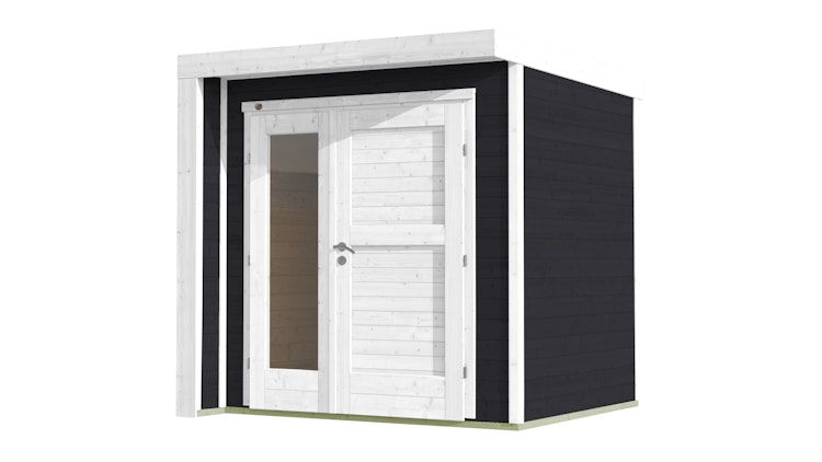 Weka Design Gartenhaus 262 B mit Design-Doppeltür - 21 mm