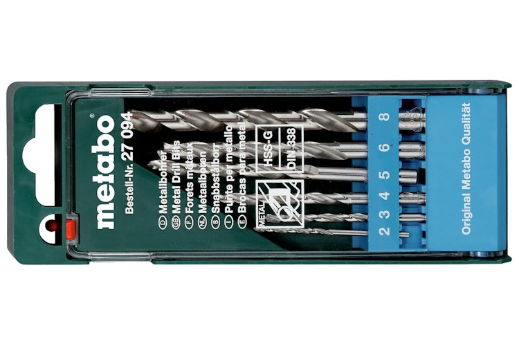 Metabo HSS-G-Bohrerkassette6-teilig