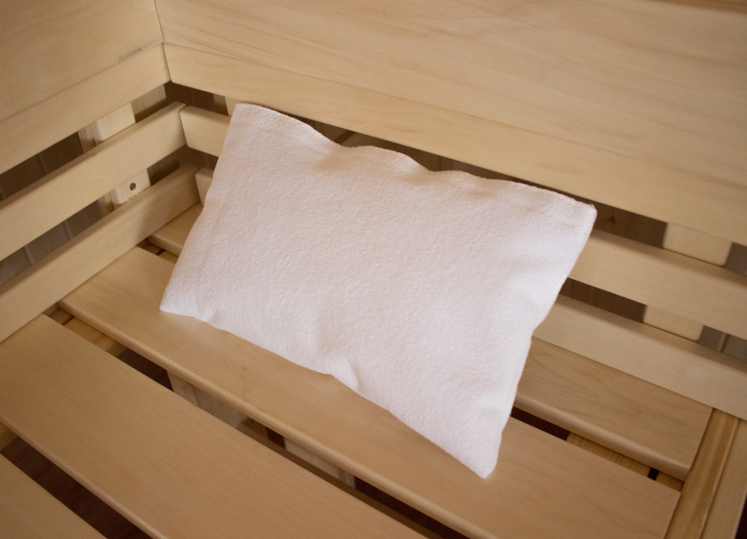Vorschaubild Galerie Karibu Sauna Nackenkissen mit Frottee-Bezug