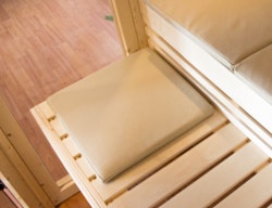 Karibu Sitzauflage für Saunen 45 x 45 x 3 cm