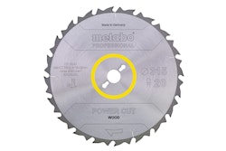 Metabo Sägeblatt "power cut wood - professional"400x3,5/2,5x30Z60 WZ 15°