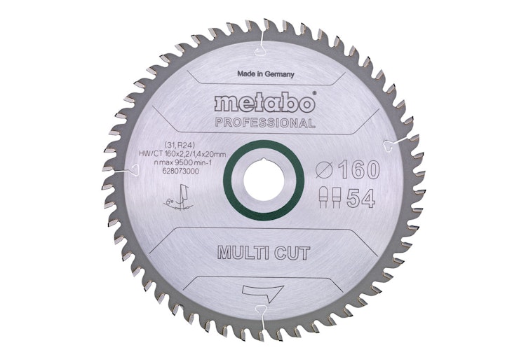 Metabo Sägeblatt "multi cut - professional"190x2,2/1,4x30Z36 WZ 5°