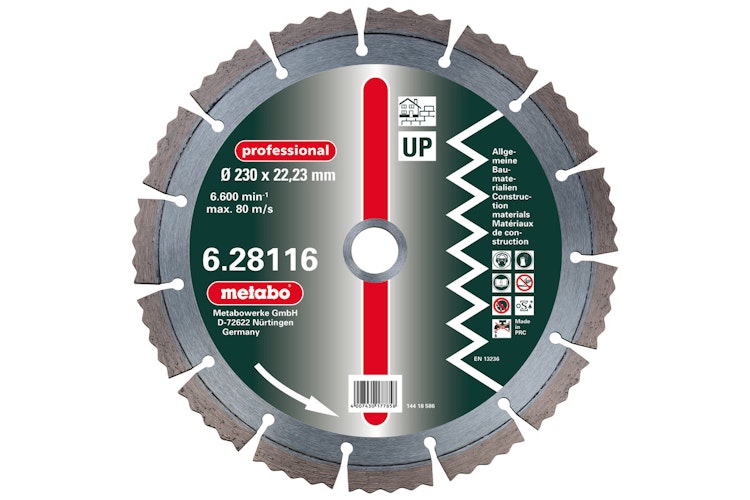 Metabo Diamant-Trennscheibe150 x 2,15 x 22,23 mm"professional""UP"Universal