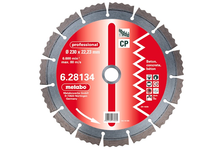 Metabo Diamant-Trennscheibe180 x 2,3 x 22,23 mm"professional""CP"Beton