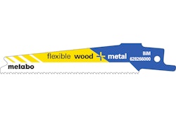 Metabo 5 Säbelsägeblätter "flexible wood + metal" 100 x 0,9 mmBiM1.41-1.81 mm/ 14-18 TPI