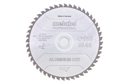 Metabo Sägeblatt "aluminium cut - professional"190x2,2/1,8x30 Z52 FZ/TZ 5°neg