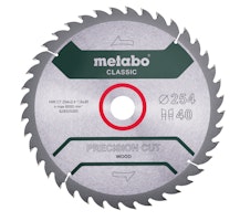 Metabo Sägeblatt "precision cut wood - classic"254x2,4/1,6x30Z40 WZ 20°
