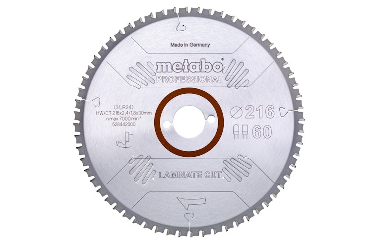 Metabo Sägeblatt "laminate cut - professional"254x2,6/2,0x30 Z66 FZ/TZ 0°