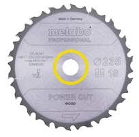 Metabo Sägeblatt "power cut wood - professional"235x2,6/1,8x30Z18 FZ/FA 10°
