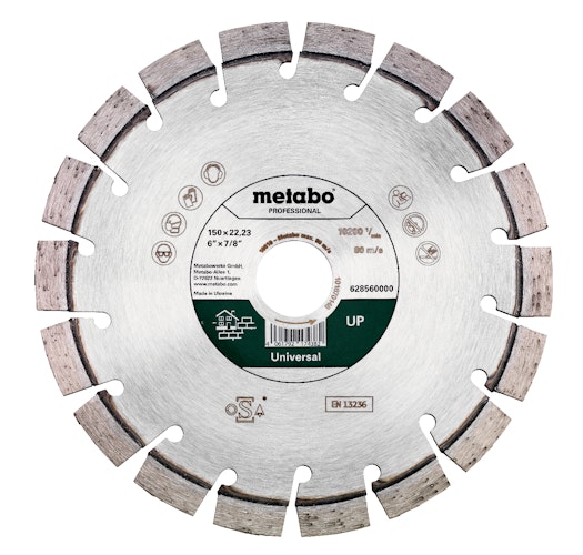 Metabo Diamanttrennscheibe 150x22,23mm"UP"Universal "professional"