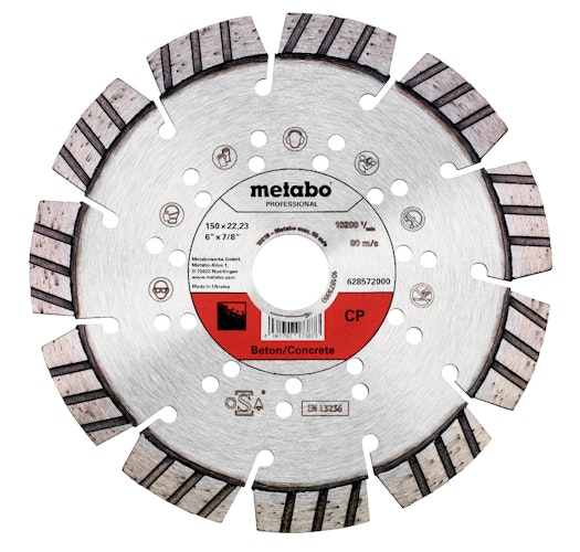 Metabo Diamanttrennscheibe 150x22,23mm"CP"Beton "professional"