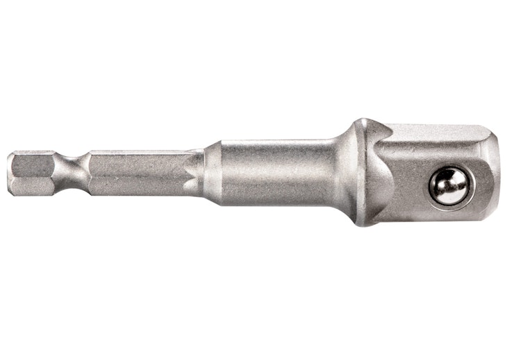 Metabo Adapter 1/4" Außensechskant auf 1/2" Außenvierkant Länge 7 2mm schlagfest