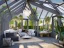 Vorschaubild Palmako Gewächshaus / Pavillon / Glashaus Emilia 19,1 m²- 44 mm