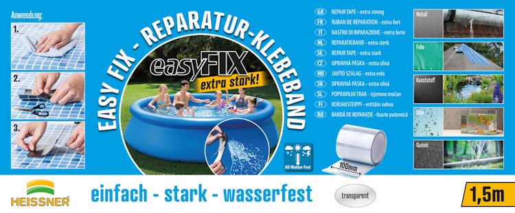 Reparatur-Klebeband "EASY FIX", 150cm transparent (3000836SF)