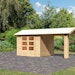 Karibu Premium Gartenhaus Theres 3 - 28 mm inkl. gratis Innenraum-Pflegebox im Wert von 99€Bild