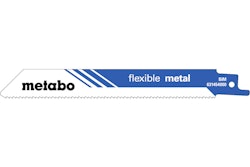 Metabo 25 Säbelsägeblätter "flexible metal" 150 x 0,9 mmBiM1,4 mm/ 18 TPI