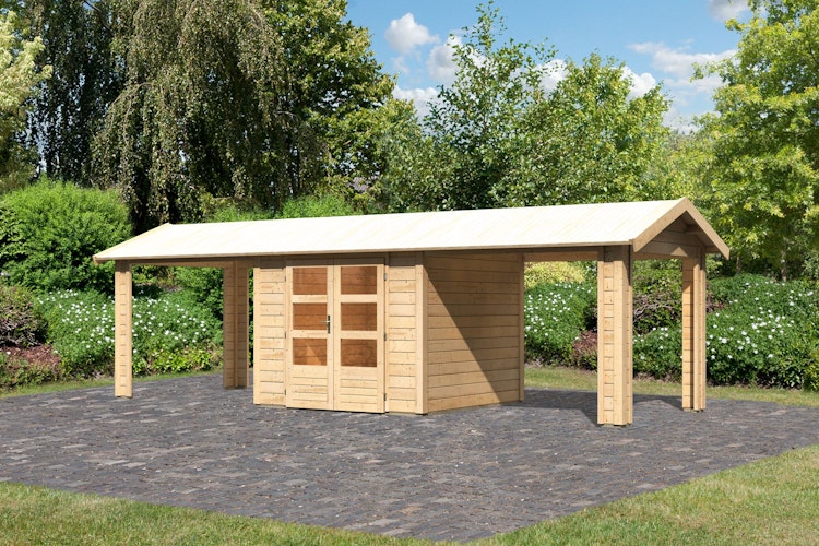 Karibu Premium Gartenhaus Theres 3 - 28 mm