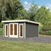 Karibu Premium Gartenhaus Radeburg 3 - 40 mm (Homeoffice-Gartenhaus) inkl. gratis Innenraum-Pflegebox im Wert von 99€Bild
