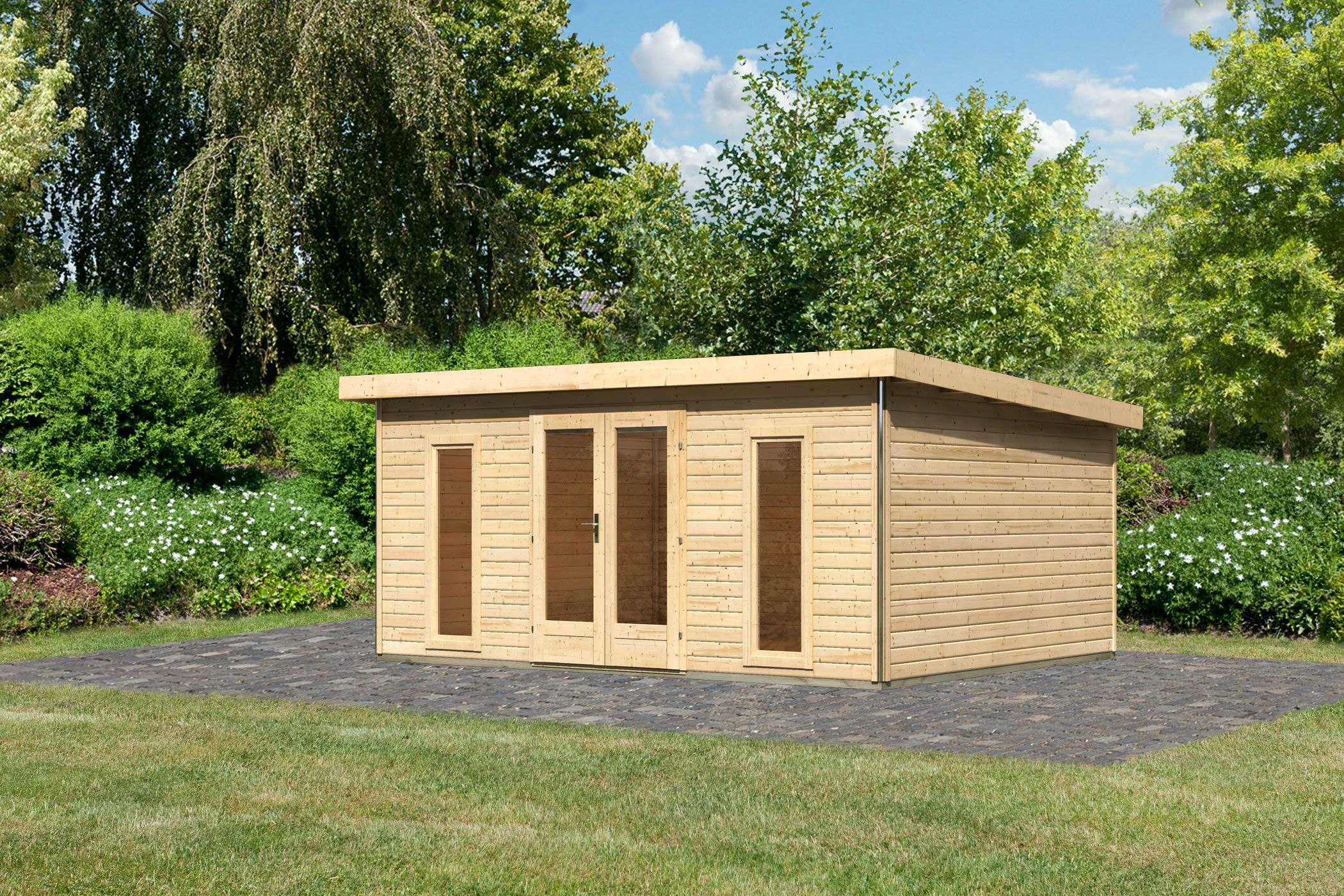 Karibu Premium Gartenhaus Radeburg 4 - 40 mm