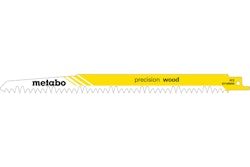 Metabo 25 Säbelsägeblätter "precision wood" 240 x 1,5 mmHCS5,0 mm/ 5 TPI