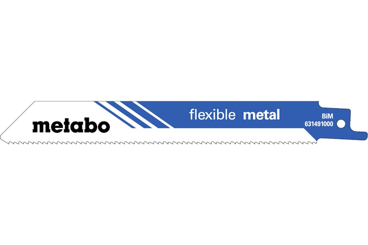 Metabo 2 Säbelsägeblätter "flexible metal" 150 x 0,9 mmBiM1,8 mm/ 14 TPI