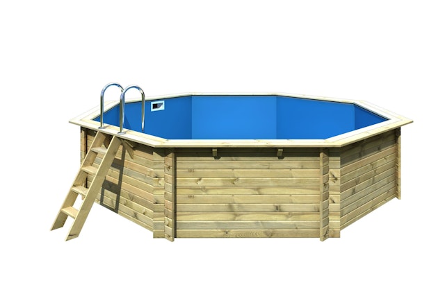 Karibu Pool Modell 3 A - kesseldruckimprägniert inkl. gratis Sandfilteranlage & Pool-Pflegeset Vorschaubild Galerie