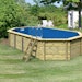 Karibu Pool Modell 5 Classic A/B/C/D 700 x 400 cm - kesseldruckimprägniert inkl. gratis Sandfilteranlage & Pool-Pflegeset