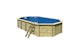 Karibu Pool Modell 5 Classic A/B/C/D 700 x 400 cm - kesseldruckimprägniert inkl. gratis Sandfilteranlage & Pool-PflegesetBild
