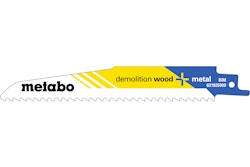 Metabo 5 Säbelsägeblätter "demolition wood + metal" 150 x 1,6 mmBiM4,3 mm/ 6 TPI