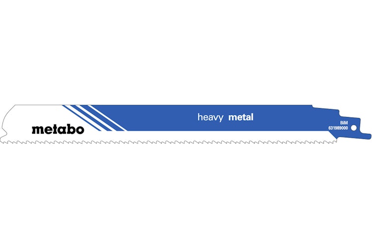 Metabo 5 Säbelsägeblätter "heavy metal" 225 x 1,1 mm2,5+3,2 mm/ 8+10 TPI
