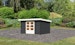 Karibu Woodfeeling Gartenhaus Bastrup 7 anthrazit - 28 mm inkl. gratis Innenraum-Pflegebox im Wert von 99€Bild