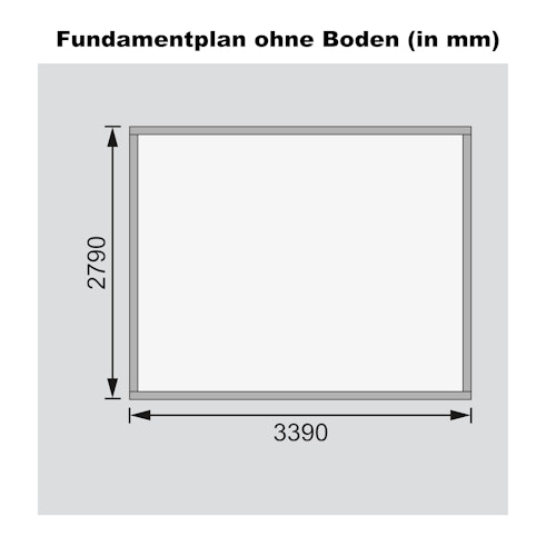 Karibu Woodfeeling Gartenhaus Bastrup 7 terragrau - 28 mm inkl. gratis Innenraum-Pflegebox im Wert von 99€