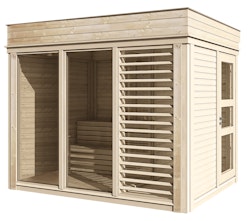 Wolff Finnhaus Saunahaus Paradiso 3x2 (1-Raum/2-Raum) Paradiso 3x2 (1-Raum) & 50% Rabatt auf Dacheindeckung inkl. gratis Zubehörset im Wert von 356 €