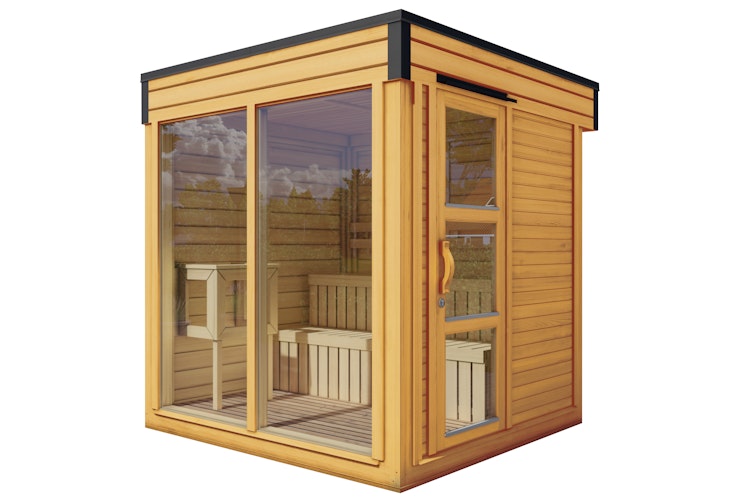 Wolff Finnhaus Saunahaus Paradiso 2x2 (1-Raum)