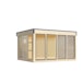 Wolff Finnhaus Design-Gartenhaus Finn Cube 4x3 Typ 1/2/3/4 inkl. gratis Fundamentanker/PadsBild