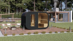 Wolff Finnhaus Design Saunahaus Luago 3x2 Art 1 inkl. gratis Zubehörset im Wert von 356 €