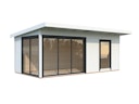 Palmako Gartenhaus Andrea 17,1 m² mit Schiebetür - 44 mm