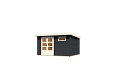 Karibu Woodfeeling Gartenhaus Bastrup 8 - 28 mm inkl. gratis Innenraum-Pflegebox im Wert von 99€