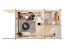 Vorschaubild Palmako Ferienhaus Cecilia 14,2 m² Slide Plus - 70 mm