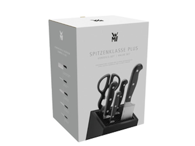 WMF Spitzenklasse Plus Messer-Vorteils-Set* mit FlexTec Messerblock, 6-teilig