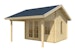 Skan Holz 70 mm Blockbohlenhaus Calgary inkl. gratis DachschindelnBild