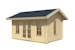Skan Holz 70 mm Blockbohlenhaus Montreal 1 inkl. gratis DachschindelnBild