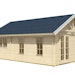 Skan Holz 70 mm Blockbohlenhaus Toronto 4 inkl. gratis DachschindelnBild