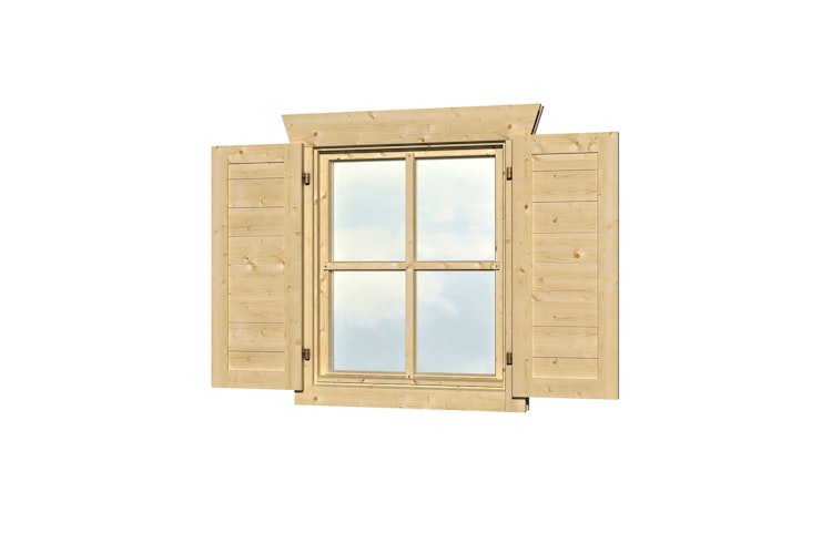 Skan Holz Fensterläden für Gartenhäuser (nicht für Gartenhaus Lagos) Bild