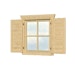 Skan Holz Fensterläden für Gartenhäuser (nicht für Gartenhaus Lagos)Bild
