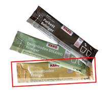 HARO Probebeutel Laminat Reiniger clean & green active 100 Stück im Karton