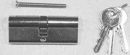 T&J Profilzylinder 40/40 chromiertZubehörbild