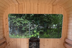 Wolff Finnhaus Rückwand-Fenster für Sauna Luago 2x2