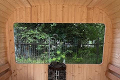 Wolff Finnhaus Rückwand-Fenster für Sauna Luago 2x2Zubehörbild