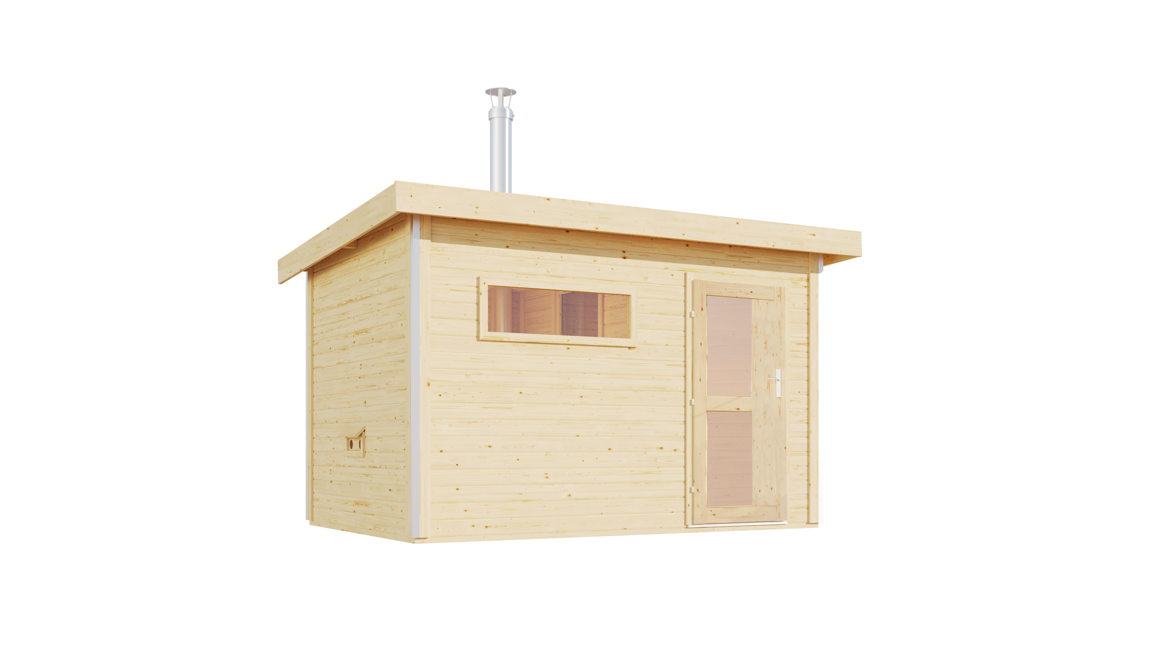 Vorschaubild Galerie Karibu Gartensauna Skrollan 2 mit Holzofen - 38 mm inkl. 9-teiligem gratis Zubehörpaket